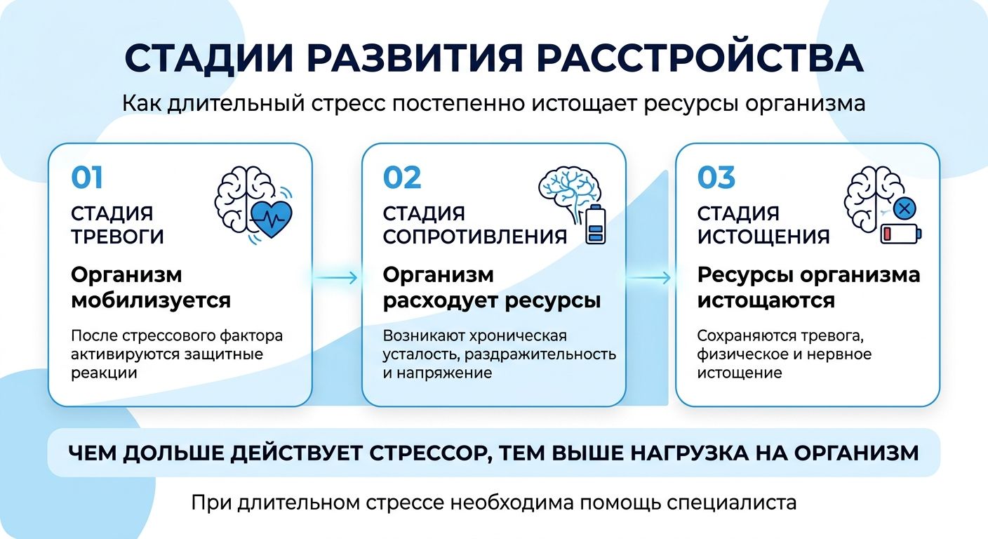 Лечение стресса в Заинске инфографика